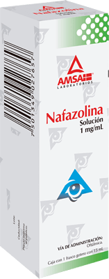 NAFAZOLINA Solución oftálmica